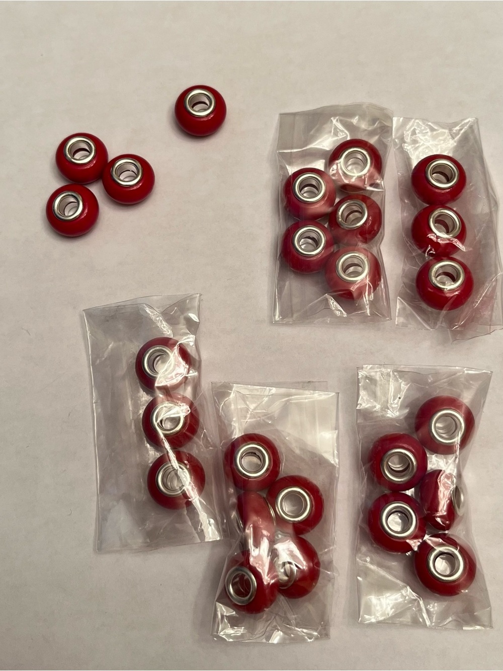 European Beads For Crafts Lot Of 25